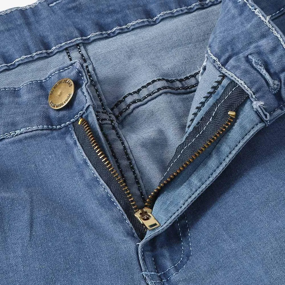 aihihe Design Jeans Pants for Men Mens Jeans Relaxed fit Stretch Mens Blue Jeans Stretch Waist Big and Tall Blue Jeans
