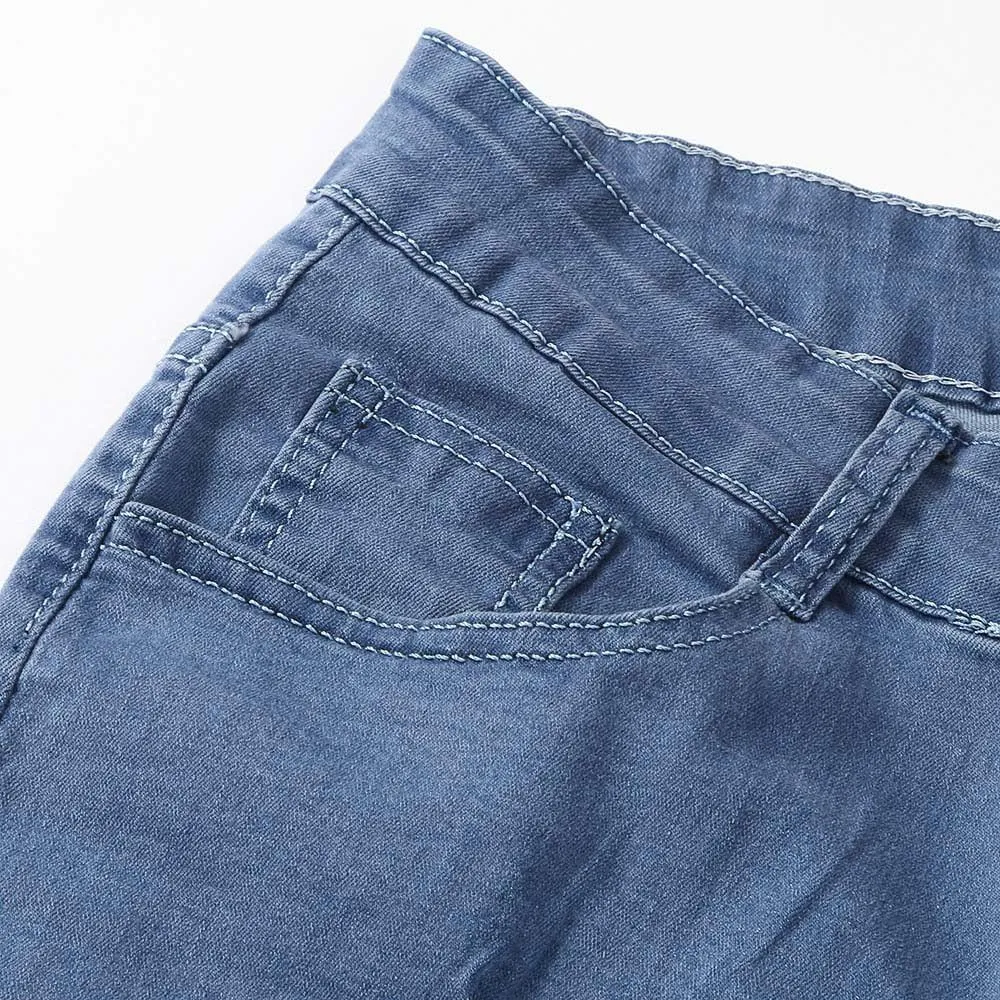 aihihe Design Jeans Pants for Men Mens Jeans Relaxed fit Stretch Mens Blue Jeans Stretch Waist Big and Tall Blue Jeans