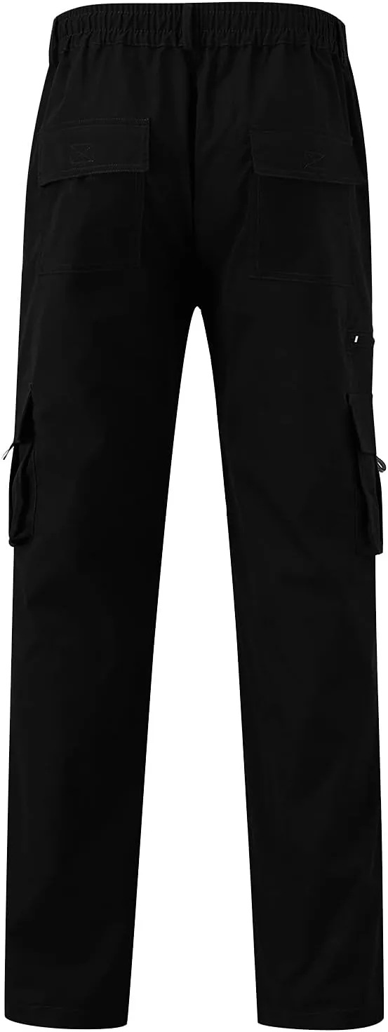 BIFUTON Mens Cargo Pants, Men's Athletic Workout Joggers Lightweight Running Pants Casual Jogging Gym Sweatpants Active Pants
