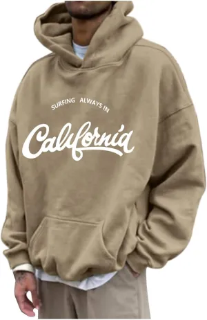 Big And Tall Hoodies For Men Loose Solid Hooded Sweater Top Mens Pullover Hoodie Buzos Para Mens Light Buzos Para