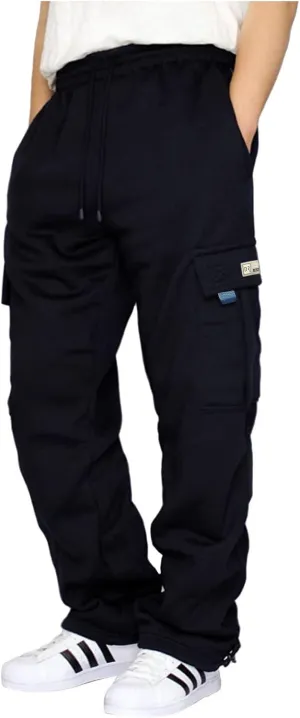 Cargo Pants for Men,Hiking Joggers Pants Cotton Drawstring Cargo Pants Twill Track Outdoor Jogging Sweatpants