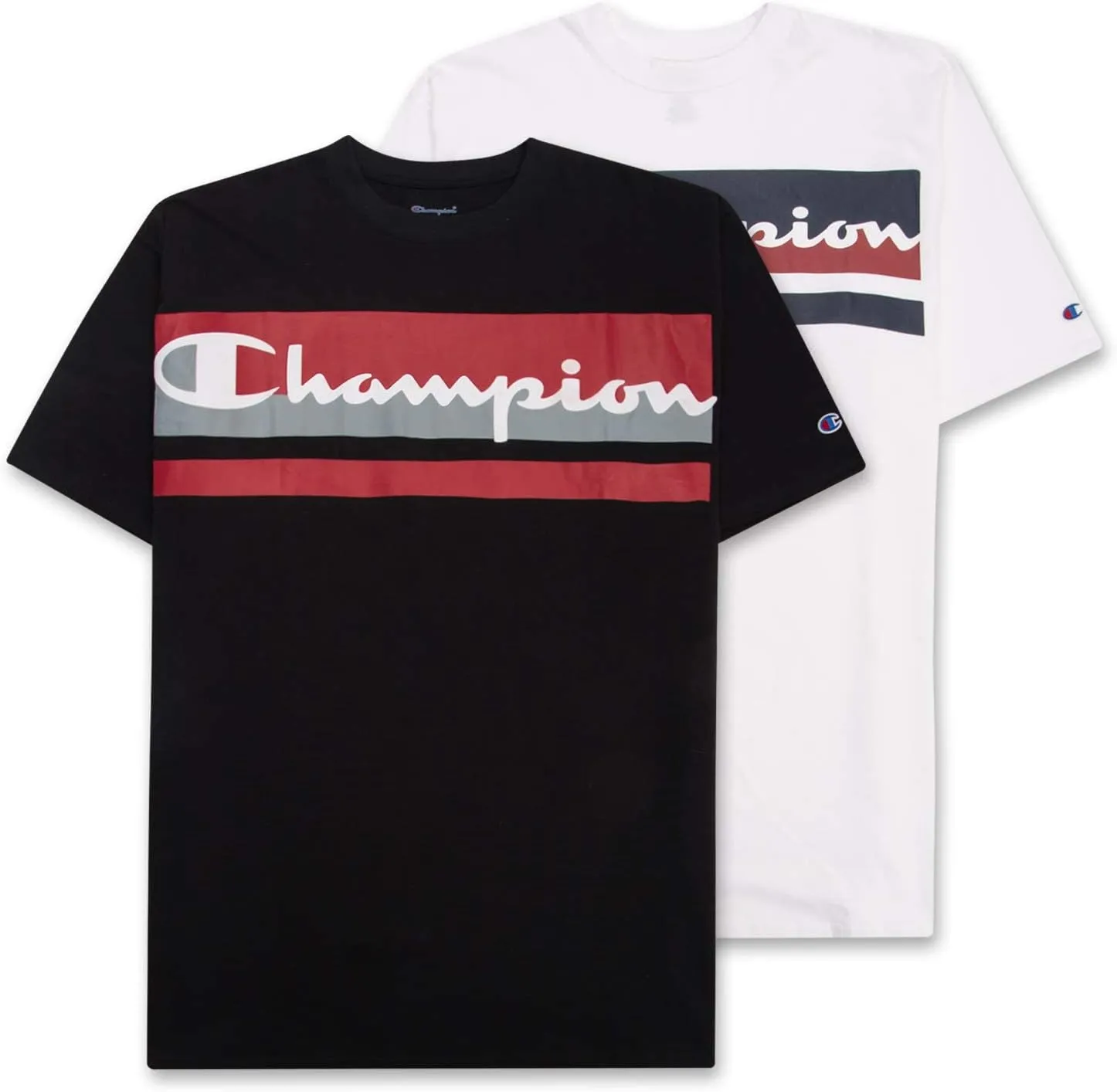 Champion Big and Tall T Shirts for Men – 2 Pack Graphic Mens Big and Tall Tees
