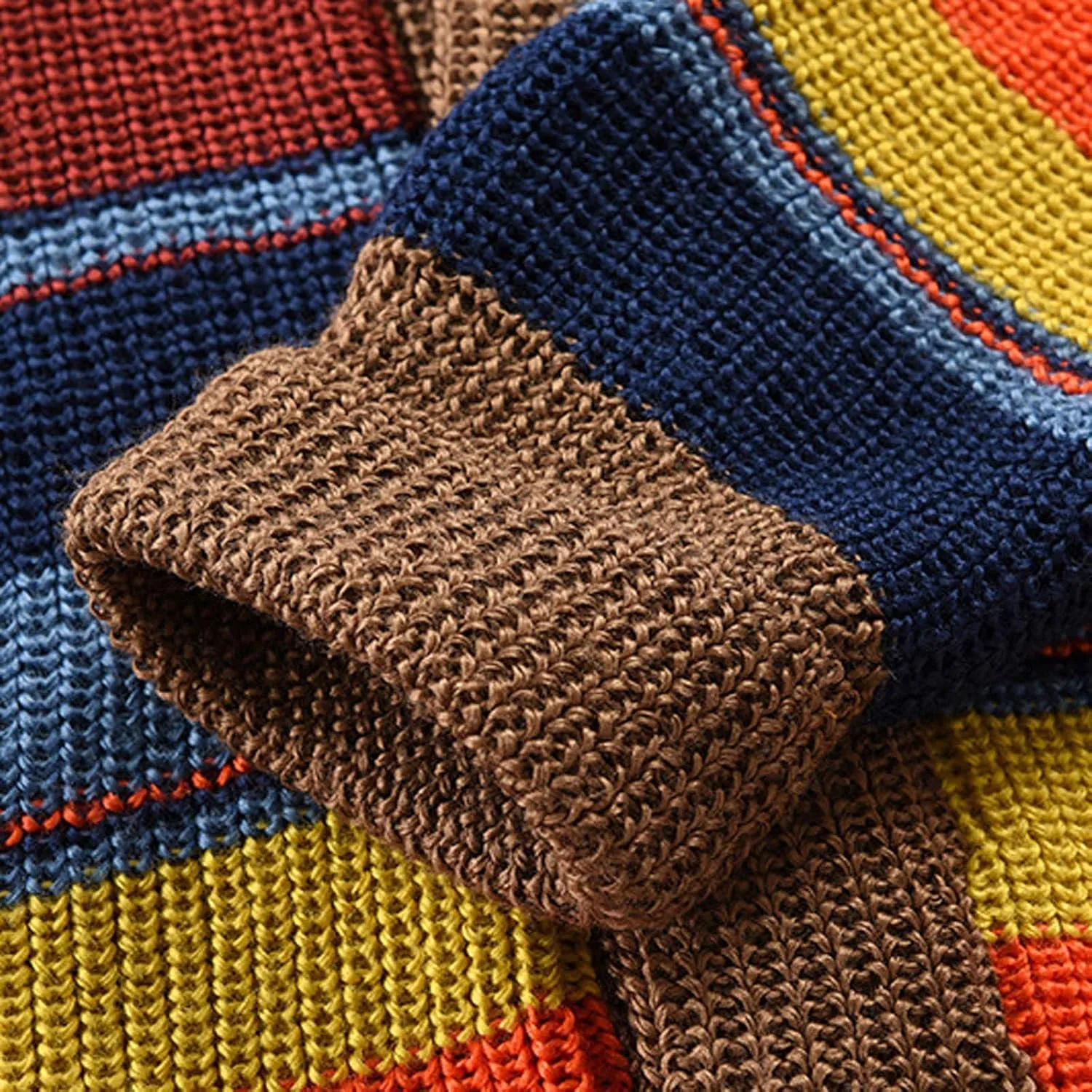 Color Block Sweater Men Shawl Collar Cardigans Button Up Knit Cardigan Slim Fit Lightweight Cable Knit Sweaters
