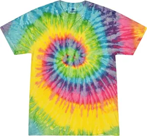 Colortone Short Sleeve Spider Tie Dye T-Shirts for Boys and Girls - Tie Dye T Shirts for Little Kids & Big Kids