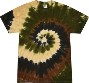Colortone Short Sleeve Spider Tie Dye T-Shirts for Boys and Girls - Tie Dye T Shirts for Little Kids & Big Kids
