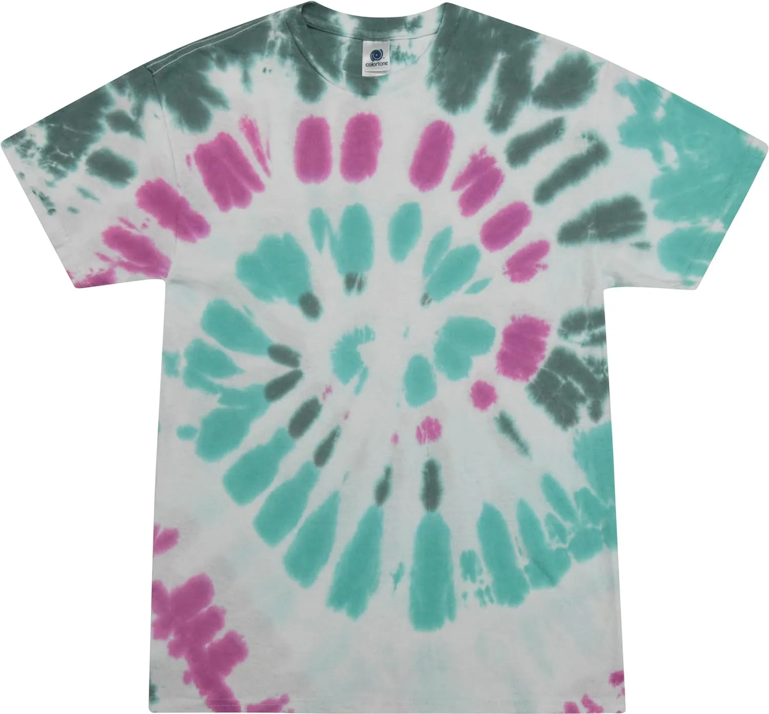 Colortone Short Sleeve Tie Dye T-Shirts for Boys and Girls - Tie Dye T Shirts for Little Kids & Big Kids