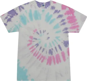 Colortone Short Sleeve Tie Dye T-Shirts for Boys and Girls - Tie Dye T Shirts for Little Kids & Big Kids
