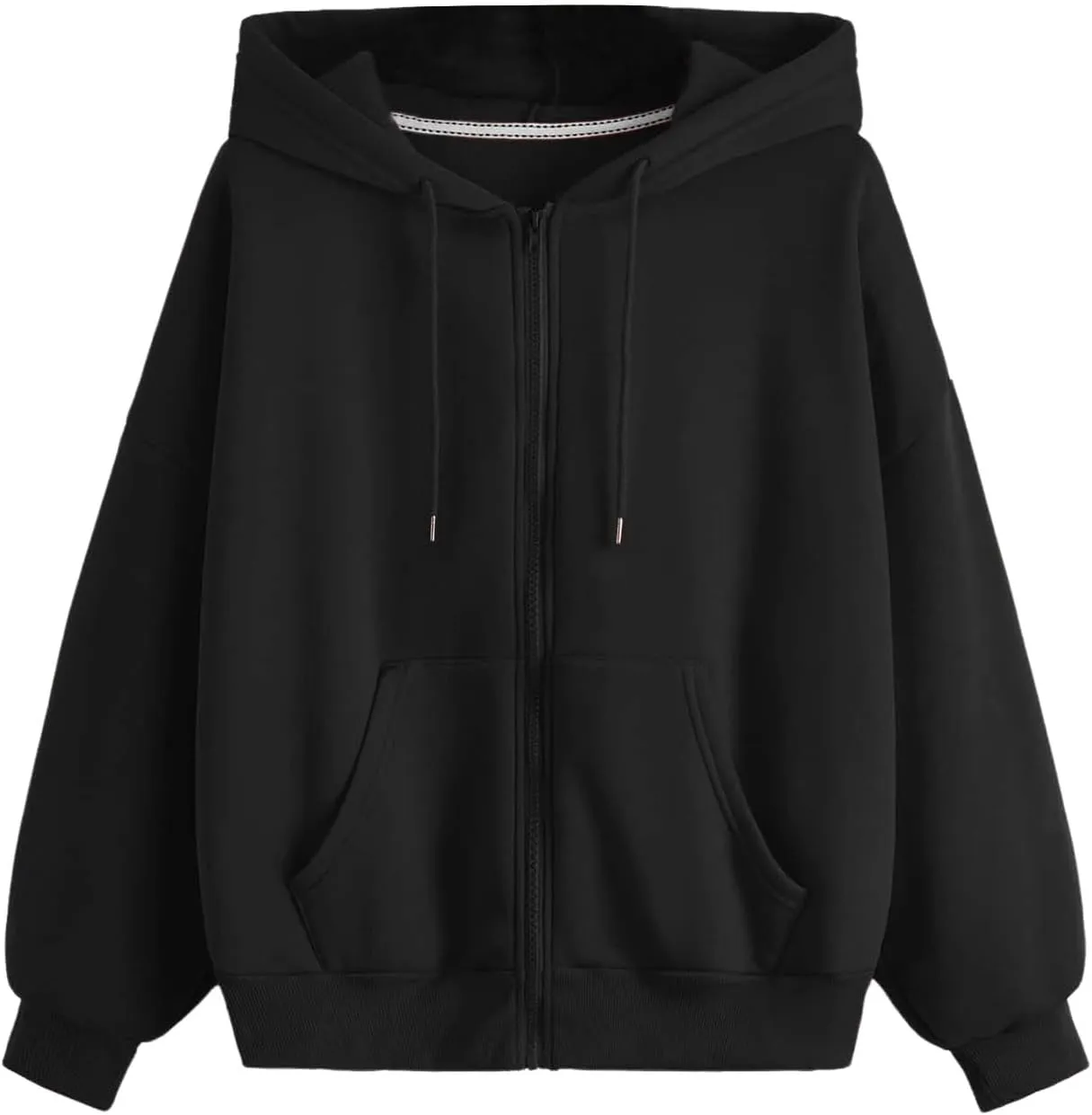 COZYEASE Women's Zip Up Hoodies Drawstring Long Sleeve Hooded Sweatshirts Basic Pullover Hoodies with Pocket