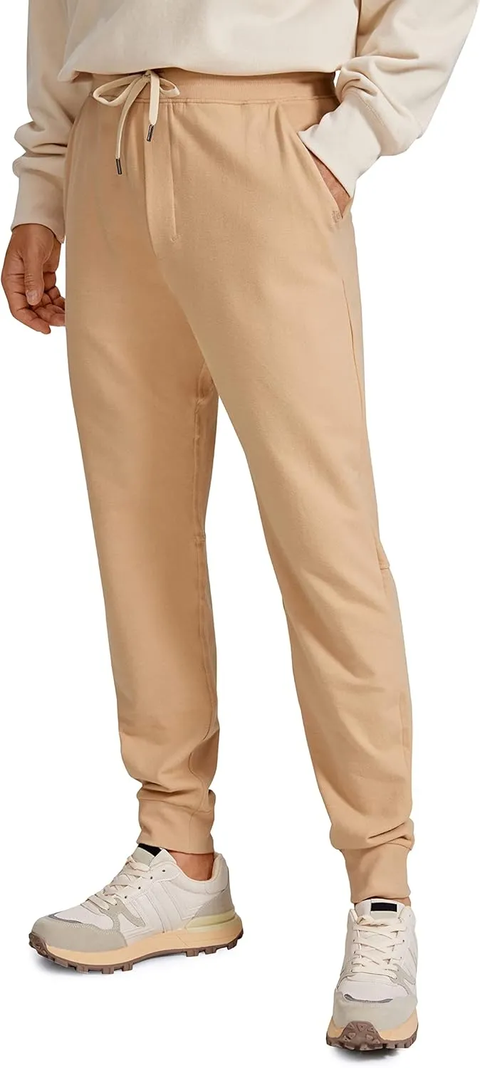 CRZ YOGA Men's Joggers Sweatpants - 29'' Cotton Casual Lounge Workout Athletic Basic Joggers Pants with Pockets