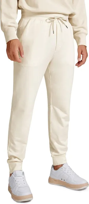 CRZ YOGA Men's Joggers Sweatpants - 29'' Cotton Casual Lounge Workout Athletic Basic Joggers Pants with Pockets