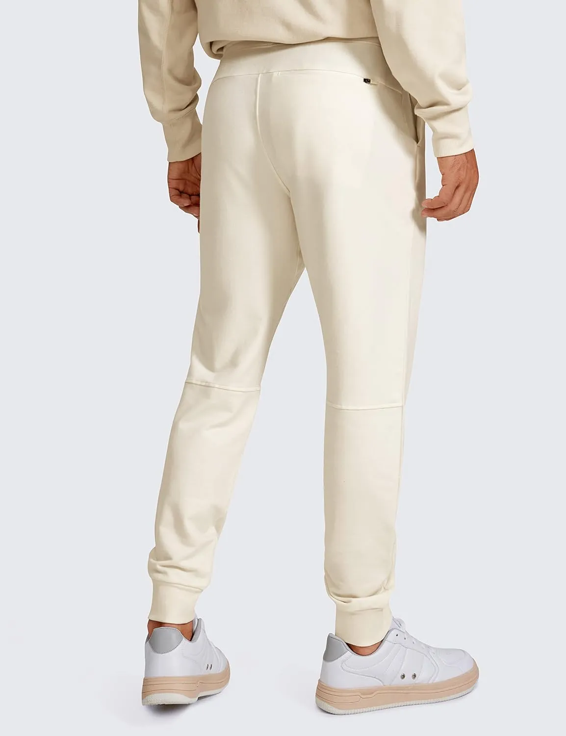 CRZ YOGA Men's Joggers Sweatpants - 29'' Cotton Casual Lounge Workout Athletic Basic Joggers Pants with Pockets
