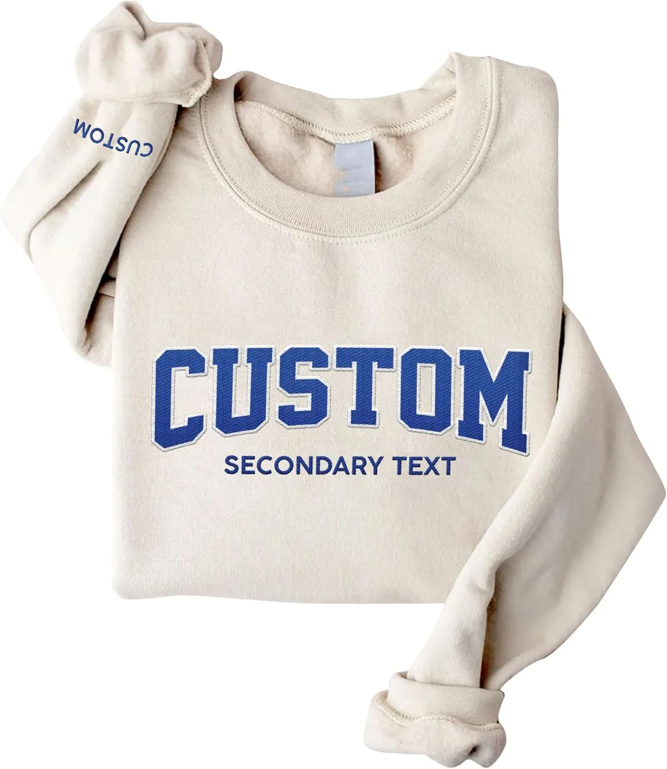 Custom Embroidered Sweatshirts & Hoodie Design Your Own, Personalized Sweatshirts Hoodie, Add Your Own Custom Text