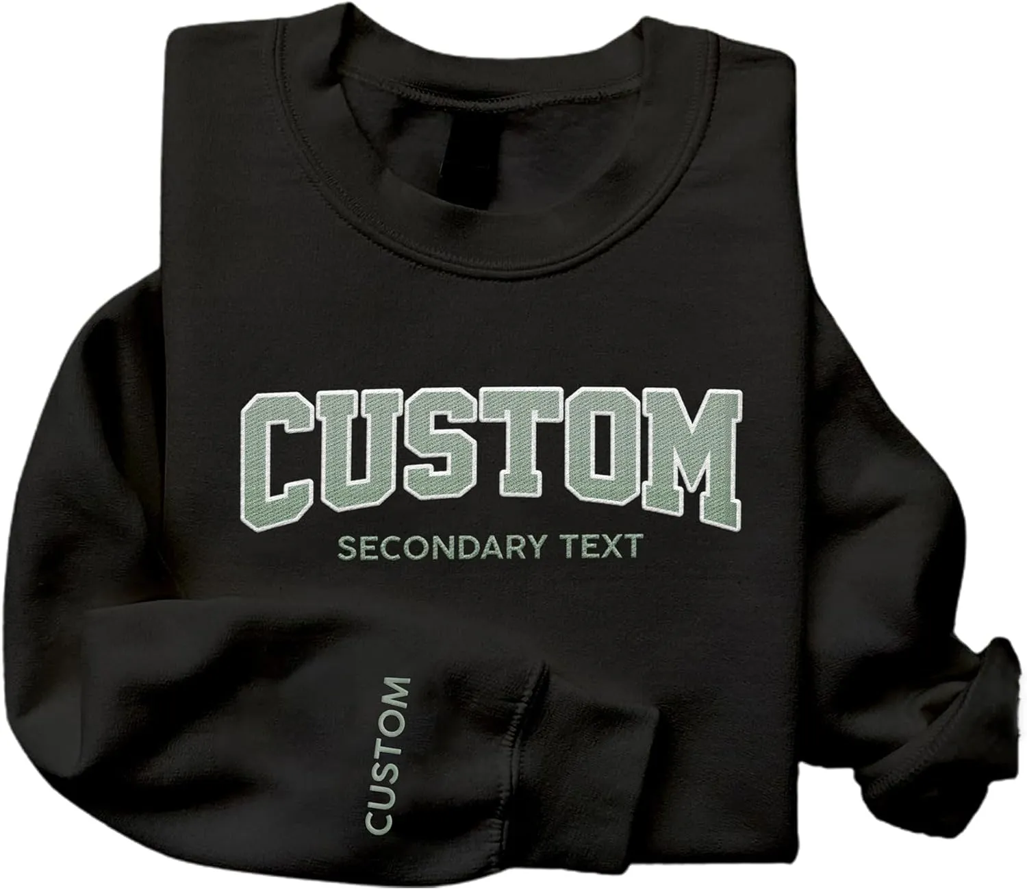 Custom Embroidered Sweatshirts & Hoodie Design Your Own, Personalized Sweatshirts Hoodie, Add Your Own Custom Text