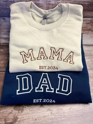 Custom Embroidered Sweatshirts Design Your Own, Personalized Crewneck Sweatshirt, Add Your Own Custom Text Shirt