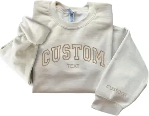 Custom Embroidered Sweatshirts - Men & Women, Personalized Matching Sweatshirts for Christmas