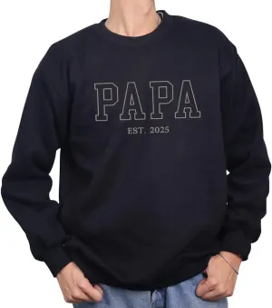 Embroidered Sweatshirts for Women Mom Sweatshirts Gift Crewneck New Mom Wife Pregnancy Reveal Gifts