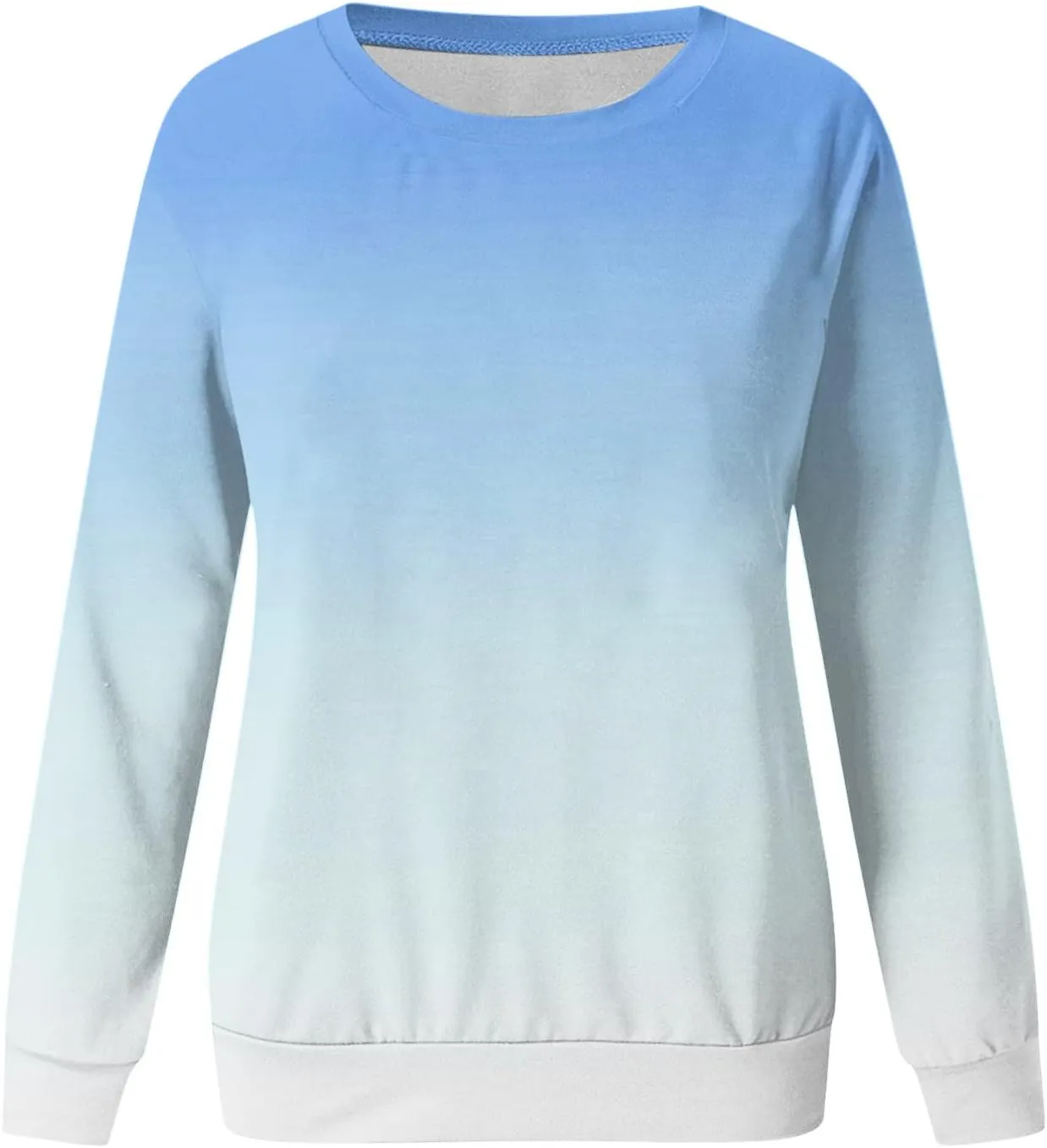 Fall Sweatshirts for Women Trendy, Womens Casual Crewneck Sweatshirts Long Sleeve Cute Tunic Tops Loose Fitting Pullover Top