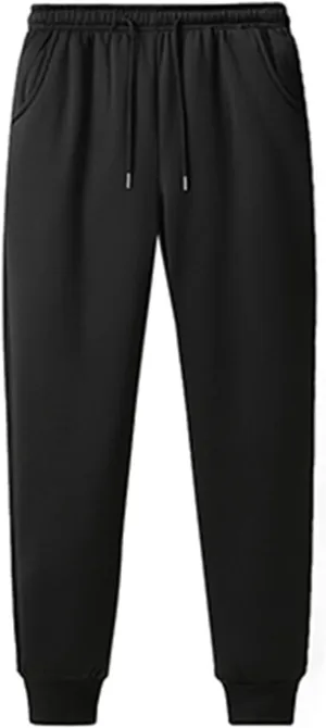 Fleece Joggers Men Winter Warm Sherpa Lined Sweatpants with Pockets Relaxed Fit Athletic Track Pants Thermal Pants