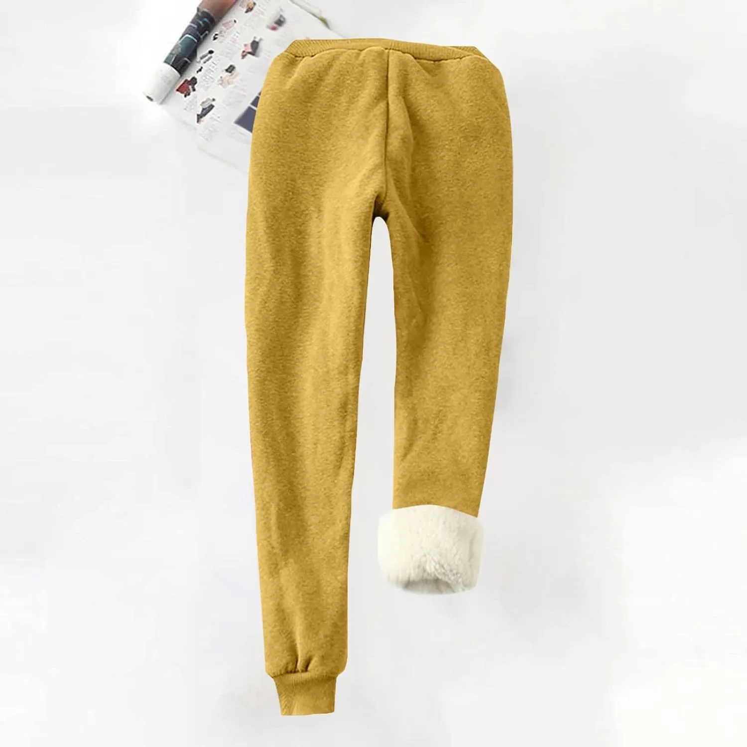 Fleece Lined Sweatpants Women Winter Warm Lamb Cashmere Fleece Sherpa Lined Jogger Active Jogger Pants Lounge Pants