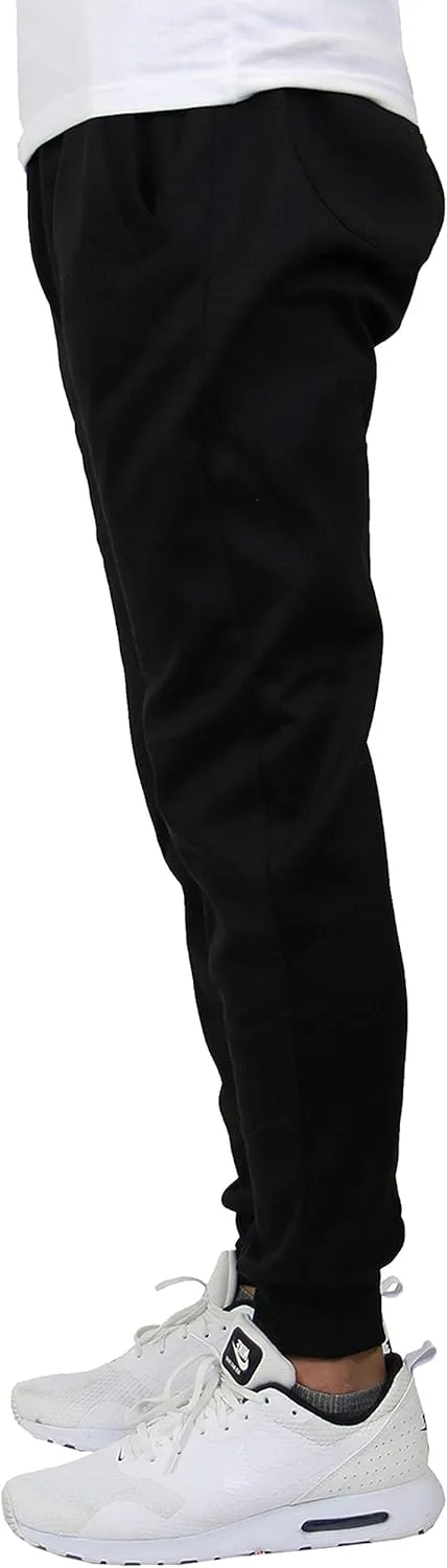 Galaxy by Harvic Men’s Slim Fit Fleece Joggers with Side Pockets