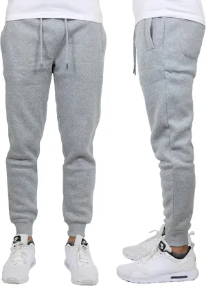 Galaxy by Harvic Men’s Slim Fit Fleece Joggers with Side Pockets