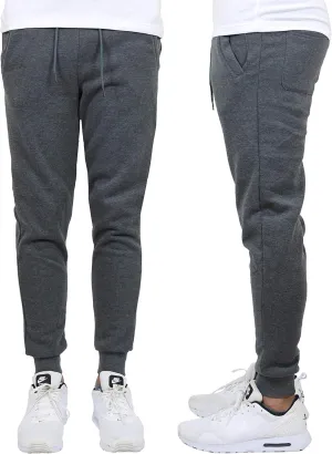 Galaxy by Harvic Men’s Slim Fit Fleece Joggers with Side Pockets