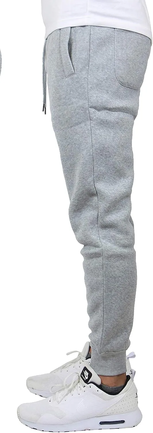 Galaxy by Harvic Men’s Slim Fit Fleece Joggers with Side Pockets