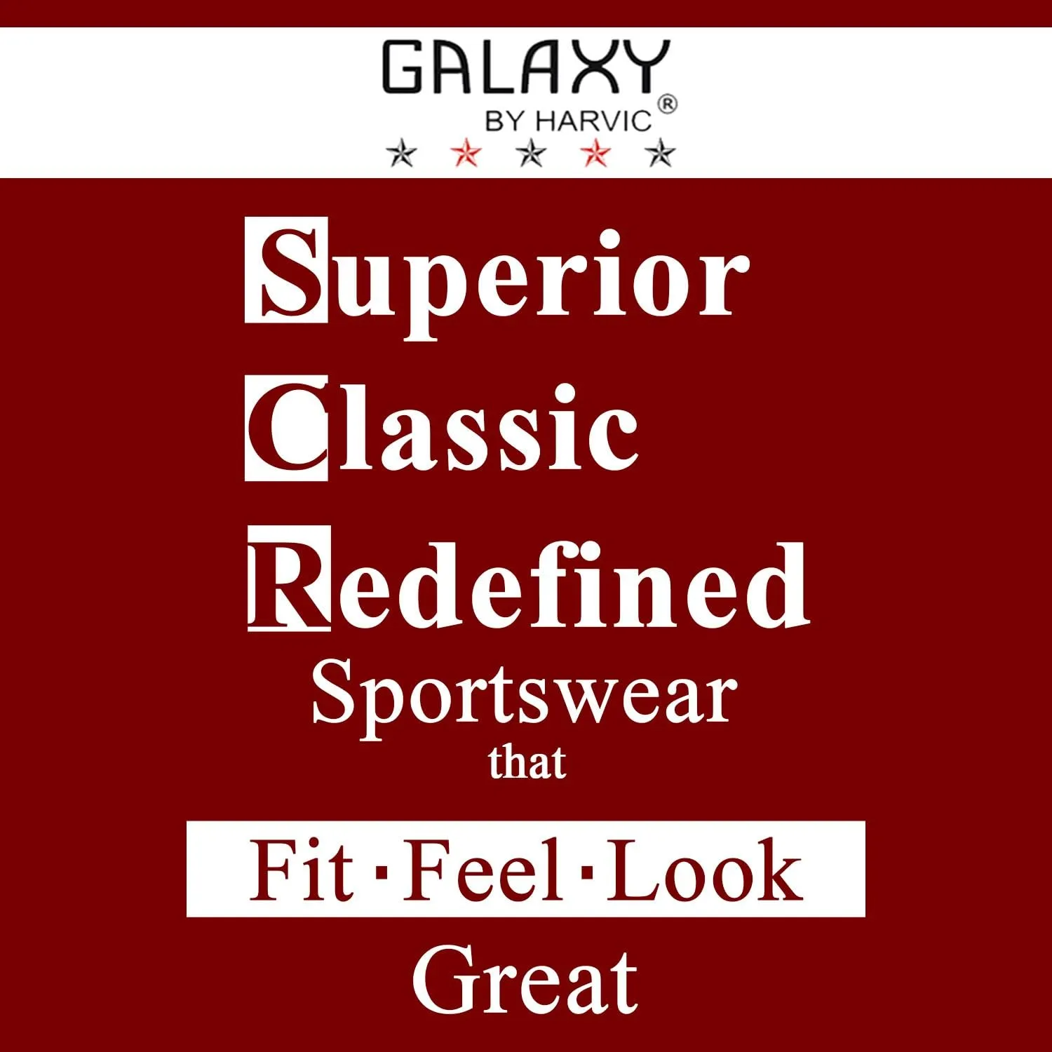 Galaxy by Harvic Men’s Slim Fit Fleece Joggers with Side Pockets