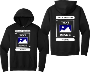 Gildan - Personalized Image Unisex Sweatshirt - Customized Add Your Text Photo Hoodies - Men Women Adult