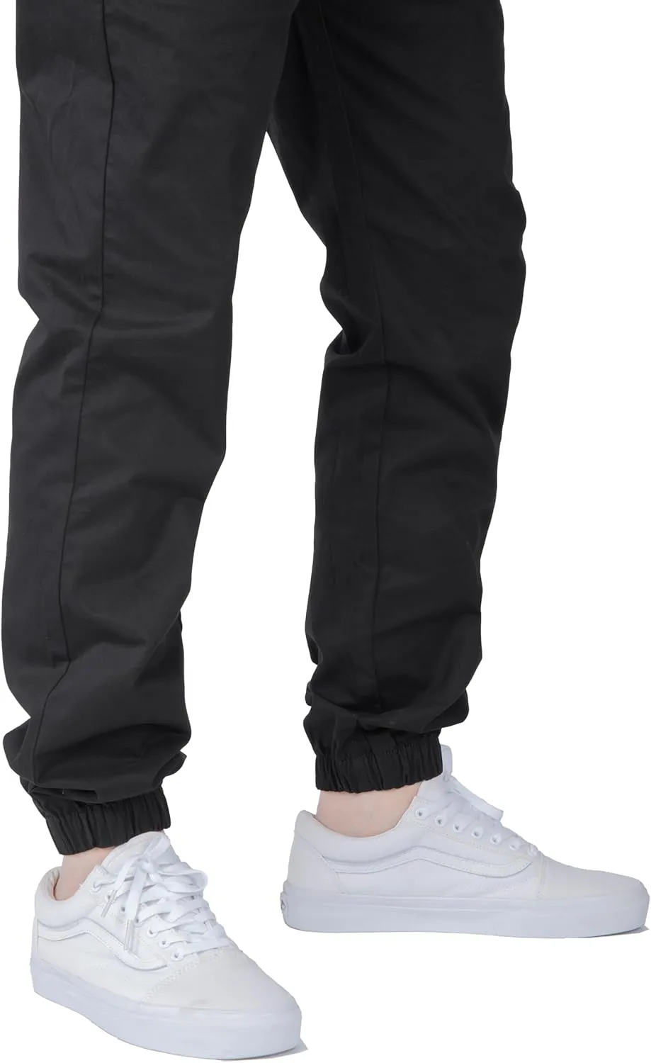 ITALYMORN Work Joggers Men Summer Joggers Slim Fit Casual Cotton Twill Pants with Pockets
