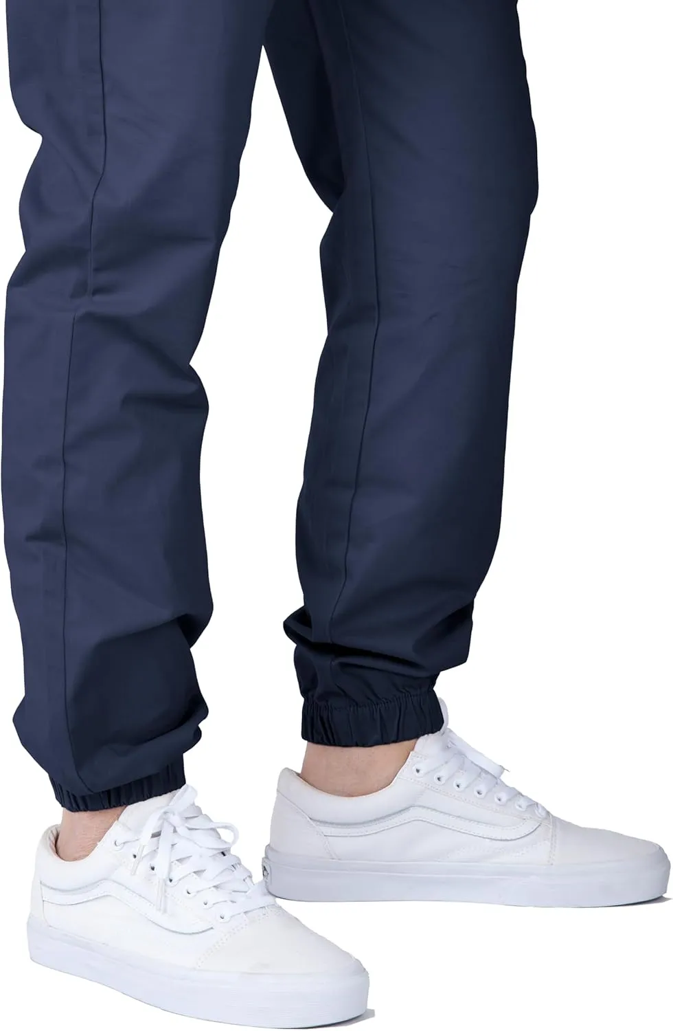 ITALYMORN Work Joggers Men Summer Joggers Slim Fit Casual Cotton Twill Pants with Pockets