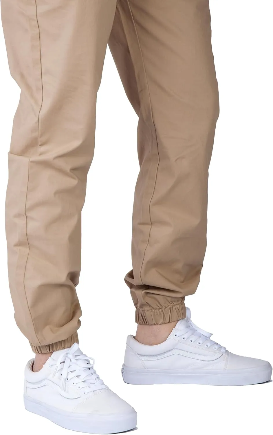 ITALYMORN Work Joggers Men Summer Joggers Slim Fit Casual Cotton Twill Pants with Pockets