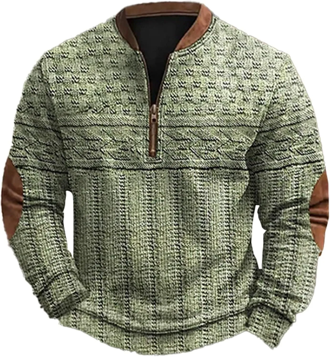 Jackets For Men Loose 3D Printed Zipper Long Sleeved Hoodie Yellow Hoodie Mens Windbreakers Mens Big And Tall