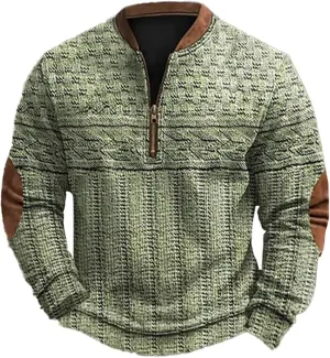 Jackets For Men Loose 3D Printed Zipper Long Sleeved Hoodie Yellow Hoodie Mens Windbreakers Mens Big And Tall