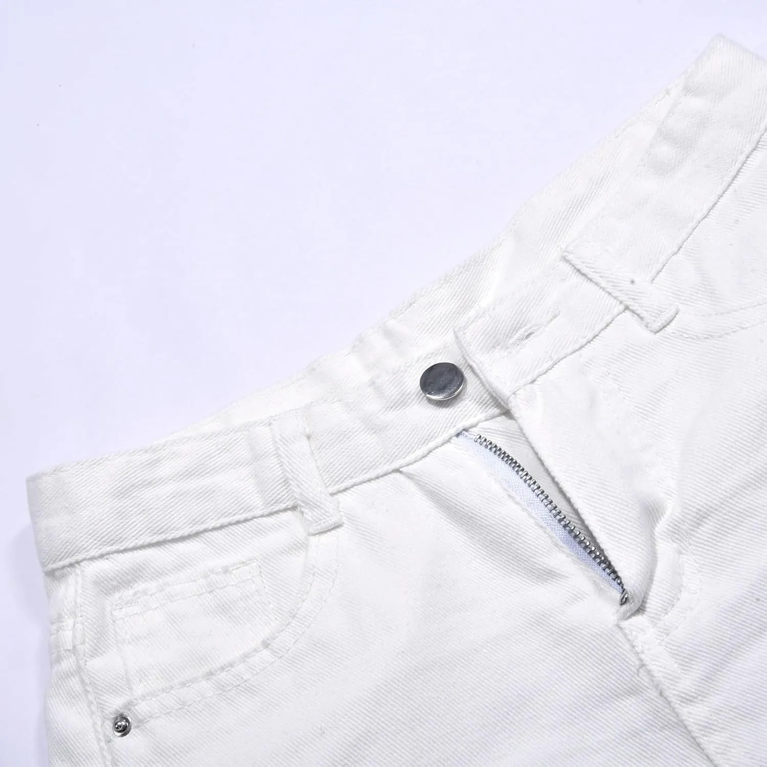 Jeans Shorts Women Oversized High Waisted Denim Shorts Wide Leg Girlfriend Shorts Cute Stretchy Urban Jeans Shorts
