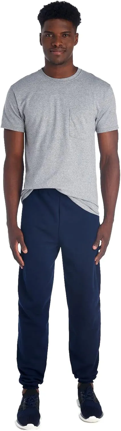 Jerzees Men's NuBlend Fleece Joggers & Sweatpants, Cotton Blend, Sizes S-3x