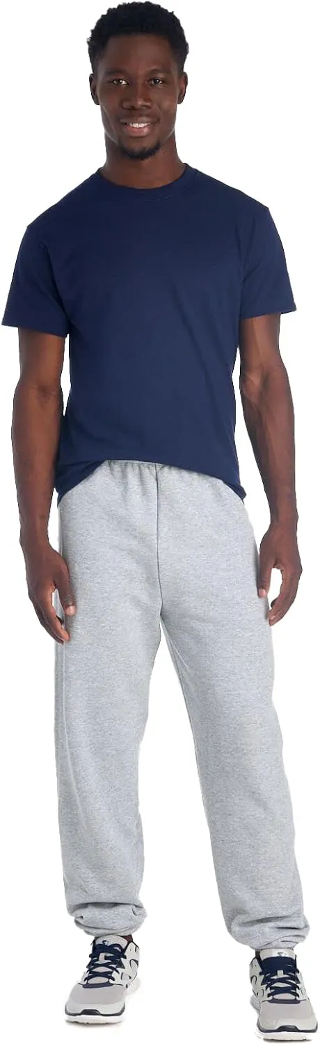 Jerzees Men's NuBlend Fleece Joggers & Sweatpants, Cotton Blend, Sizes S-3x