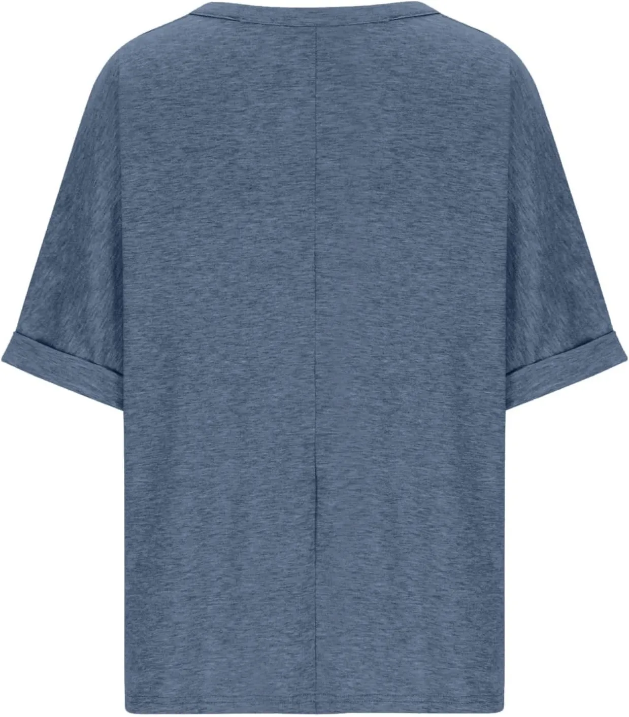 JOAU Women's Oversized T-Shirt Summer Casual Loose Fit Rolled Short Sleeve Round Neck Basic Tops Workout Gym Tee Shirts