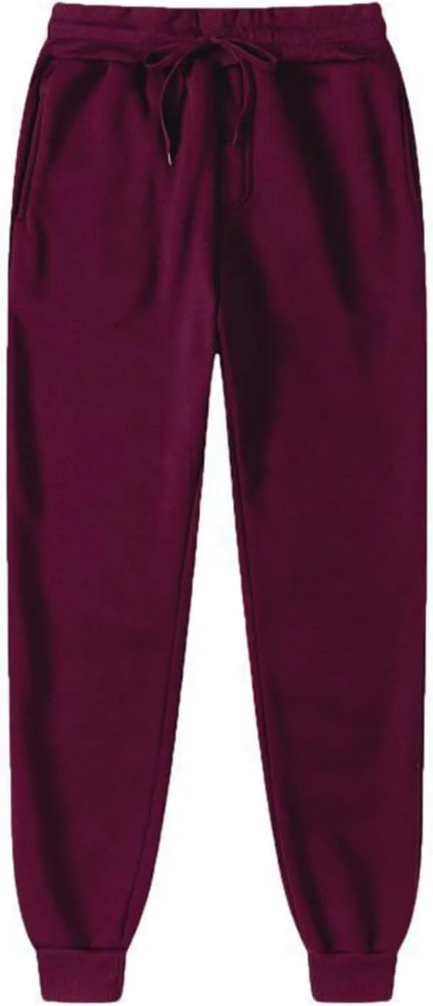 Joggers for Women with Pockets Plus Size Lounge Drawstring Wide Leg Straight Sweatpants Cute High W