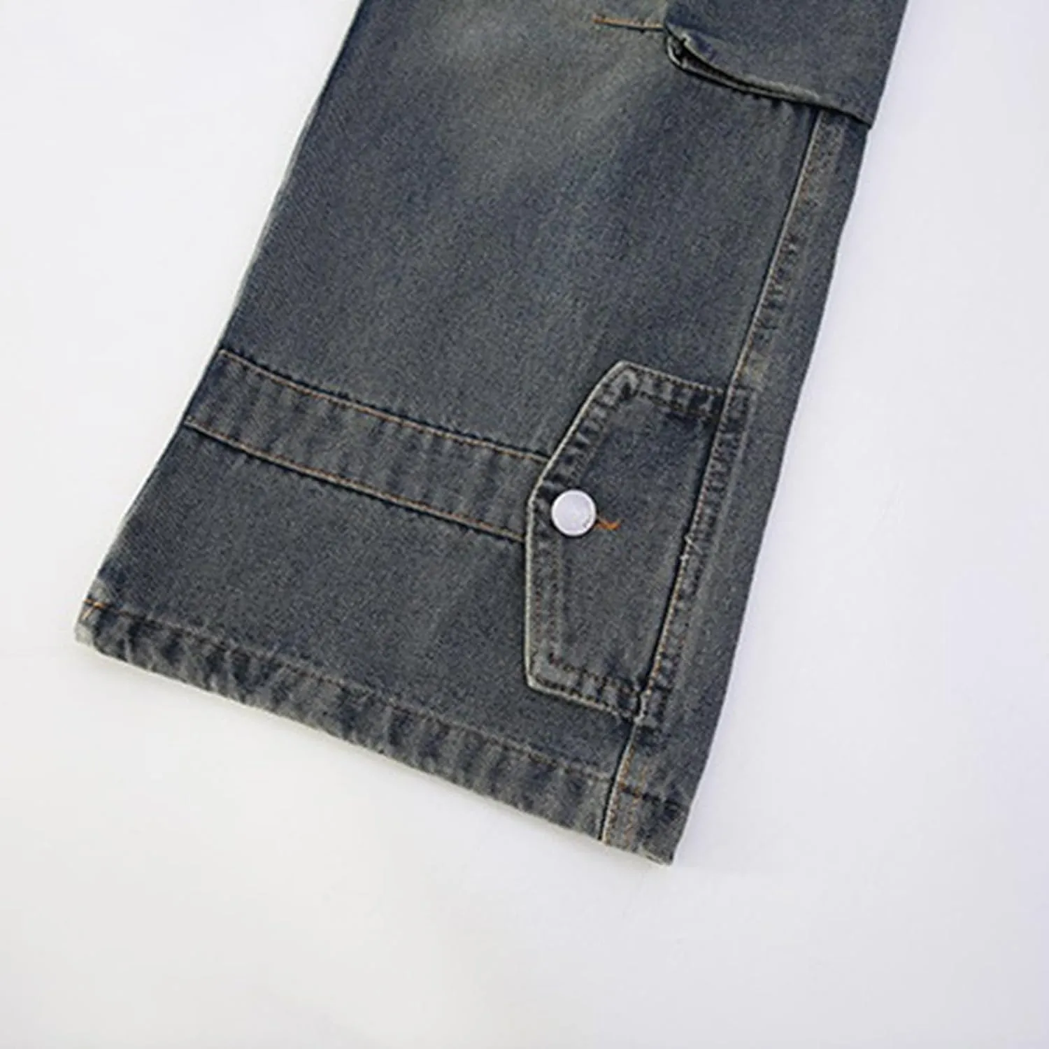 Kids Girls Denim Y2K Baggy Jeans Wide Leg Flare Streetwear Hip Hop Loose Fit Elastic High Waisted Oversized Solid Pants