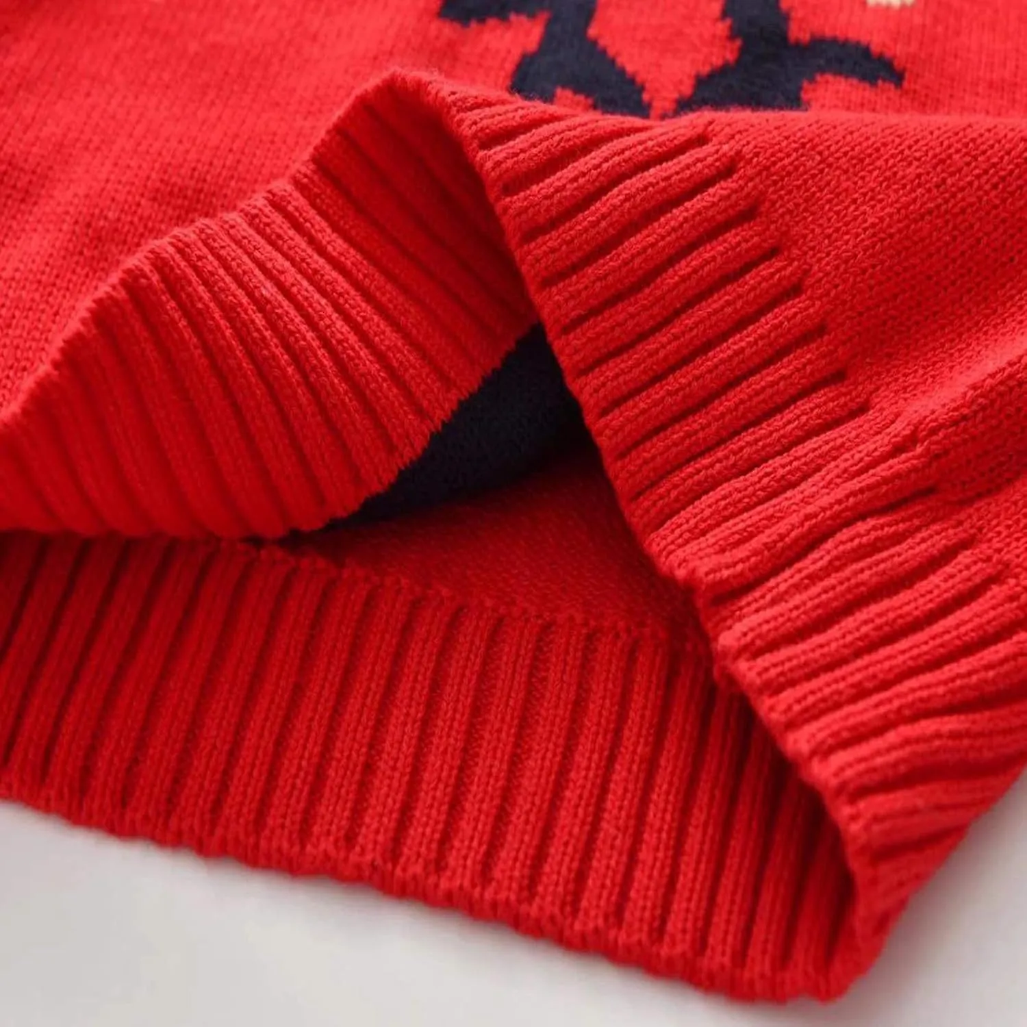 Kids Toddler Baby Girl Boy Knit Crewneck Sweater Cotton Pullover Sweatshirt Tops Warm Fall Winter Clothes