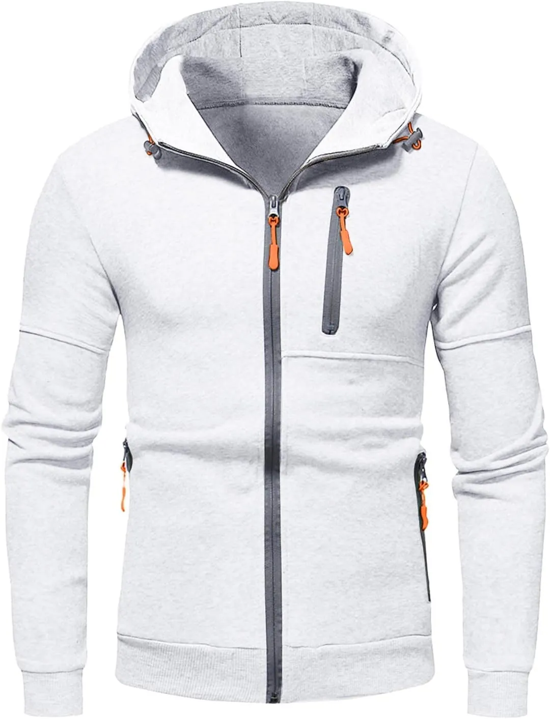 LCMTWX Mens Hoodies And Winter Casual Loose Solid Hooded Sweater Top Pullover Hooded Sweatshirt for Men Unisex Cool