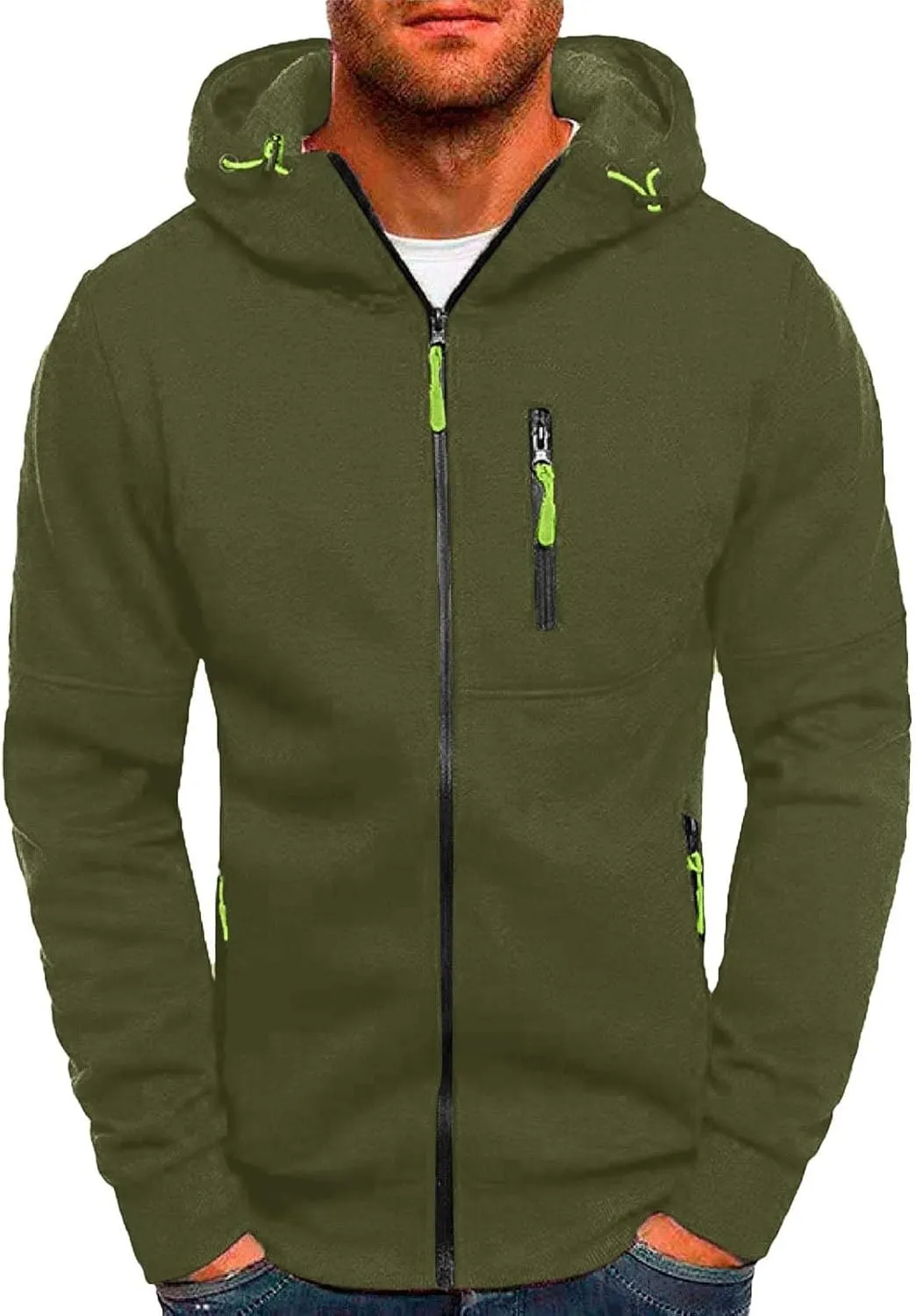 LCMTWX Mens Hoodies And Winter Casual Loose Solid Hooded Sweater Top Pullover Hooded Sweatshirt for Men Unisex Cool