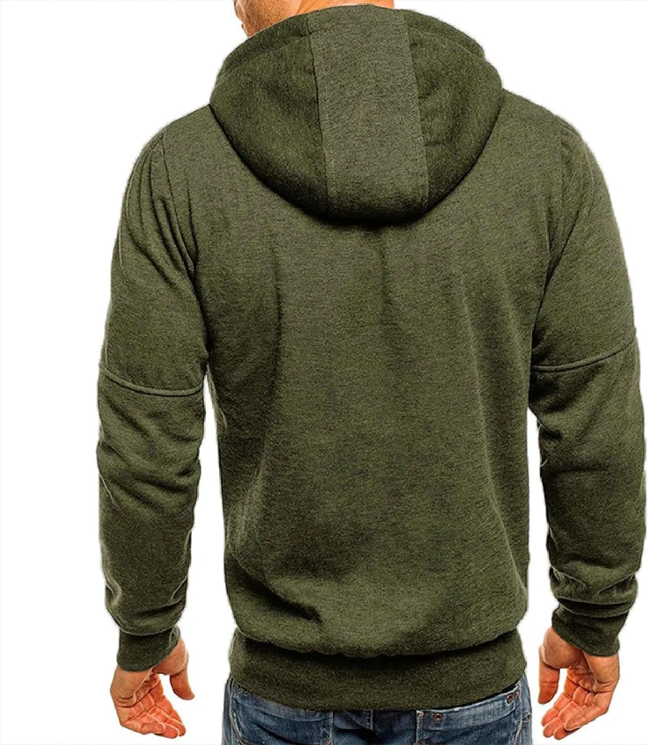 LCMTWX Mens Hoodies And Winter Casual Loose Solid Hooded Sweater Top Pullover Hooded Sweatshirt for Men Unisex Cool