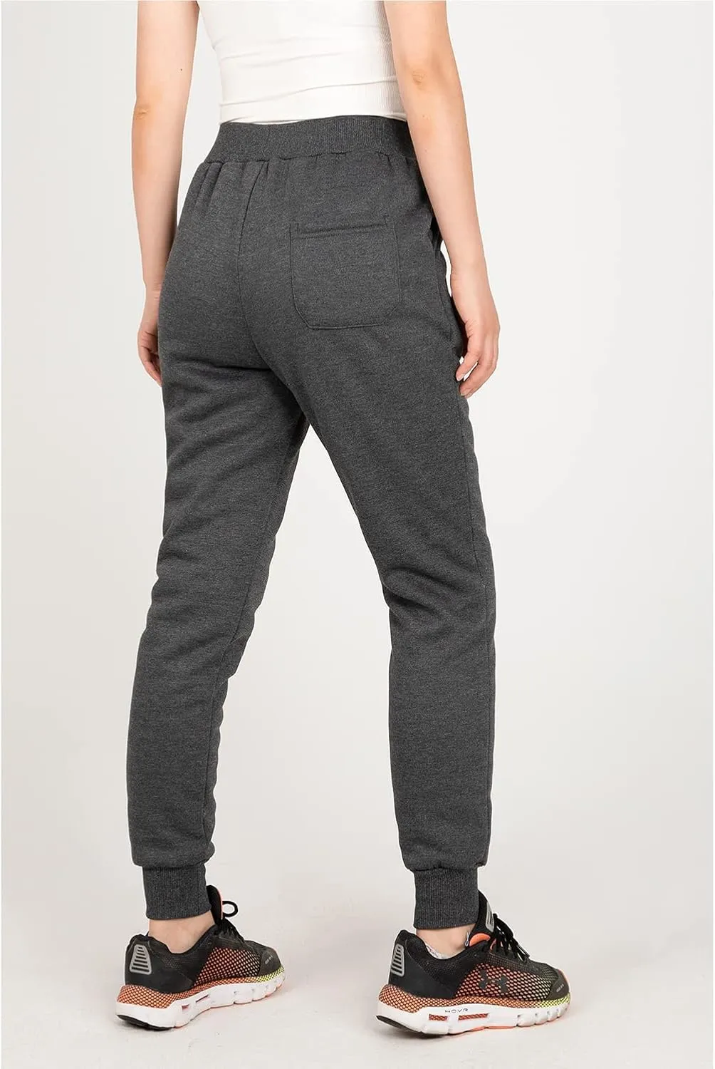 Lisskolo Womens Fleece Jogger Sweatpants Printed Drawstring Athletic Workout Lounge Pants with Pockets