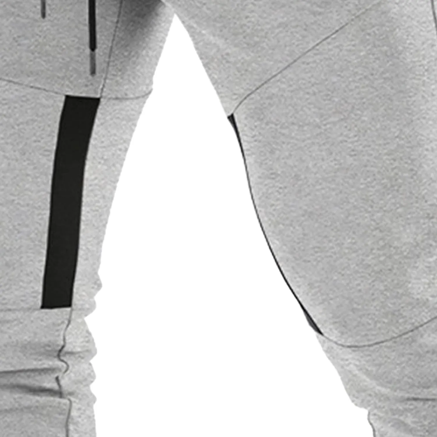 Maiyifu-GJ Mens Casual Drawstring Sweatpants with Zipper Pockets Athletic Workout Running Jogger Pants Elastic Waist Trousers