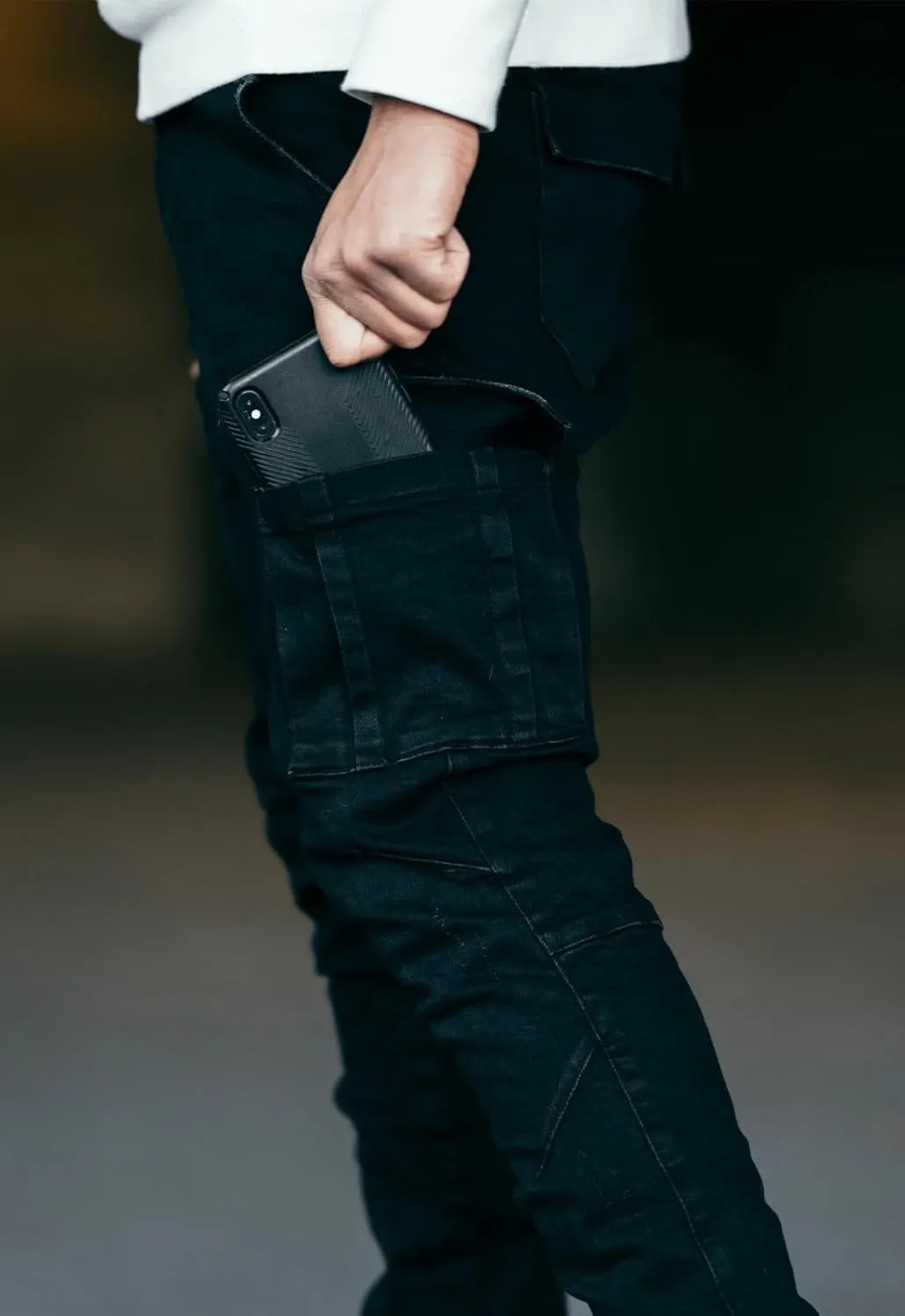 Maiyifu-GJ Men's Ripped Distressed Skinny Jeans Slim Fit Stretch Hip Hop Denim Pants Fashion Casual Straight Leg Biker Jeans