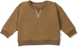 MakeMake Organics GOTS Certified Organic Cotton Sweatshirt Baby Toddler Young Kids Boys Girls Pullover Sweater