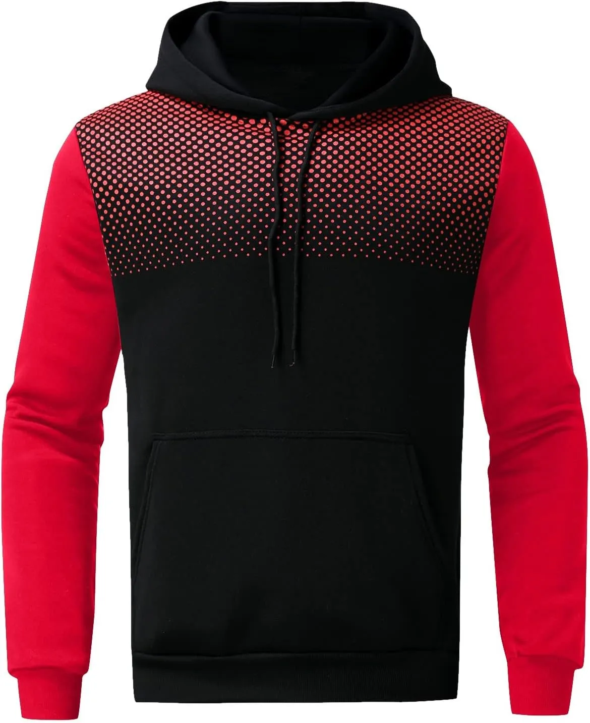 Mens 2 Piece Sweatsuit Set Leisure Splice Zipper Sweater Pants Sports Suit Color Block Hoodies and Sweatpants Set