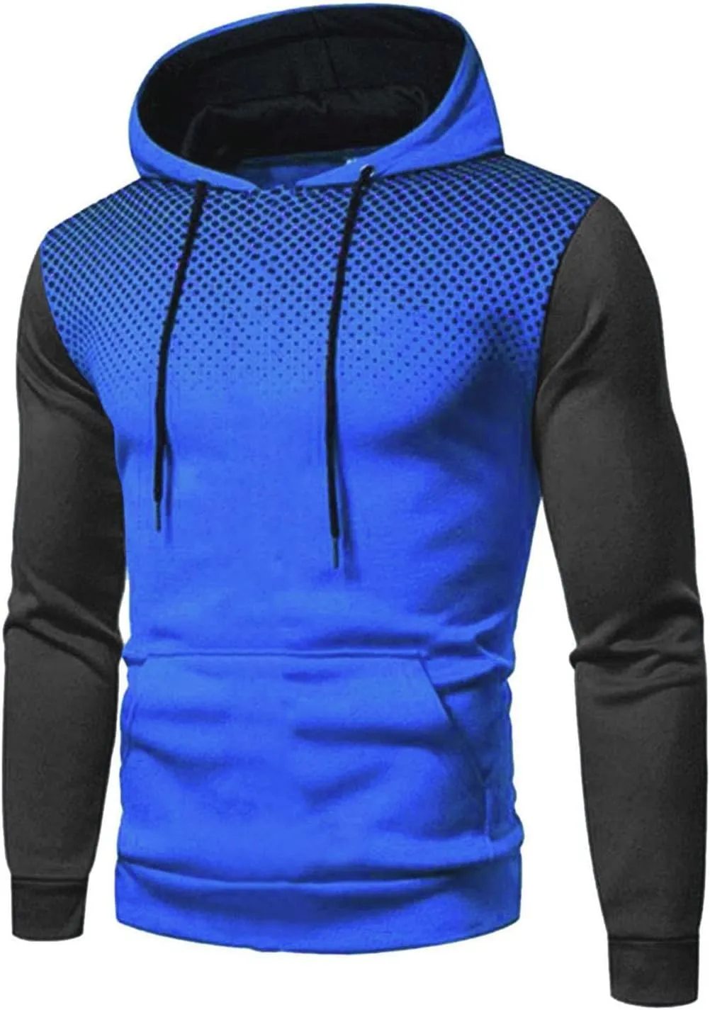 Mens 2 Piece Sweatsuit Set Leisure Splice Zipper Sweater Pants Sports Suit Color Block Hoodies and Sweatpants Set